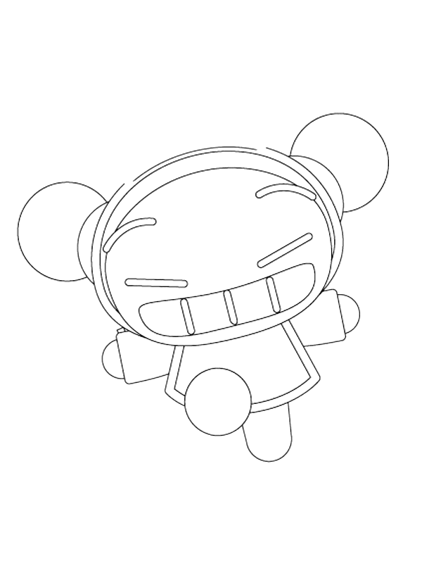 Pucca coloring pages