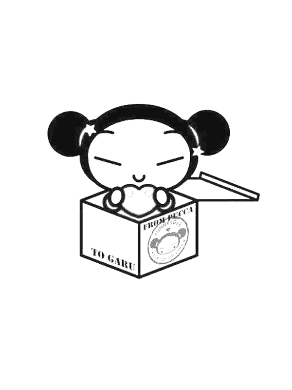 Pucca coloring pages