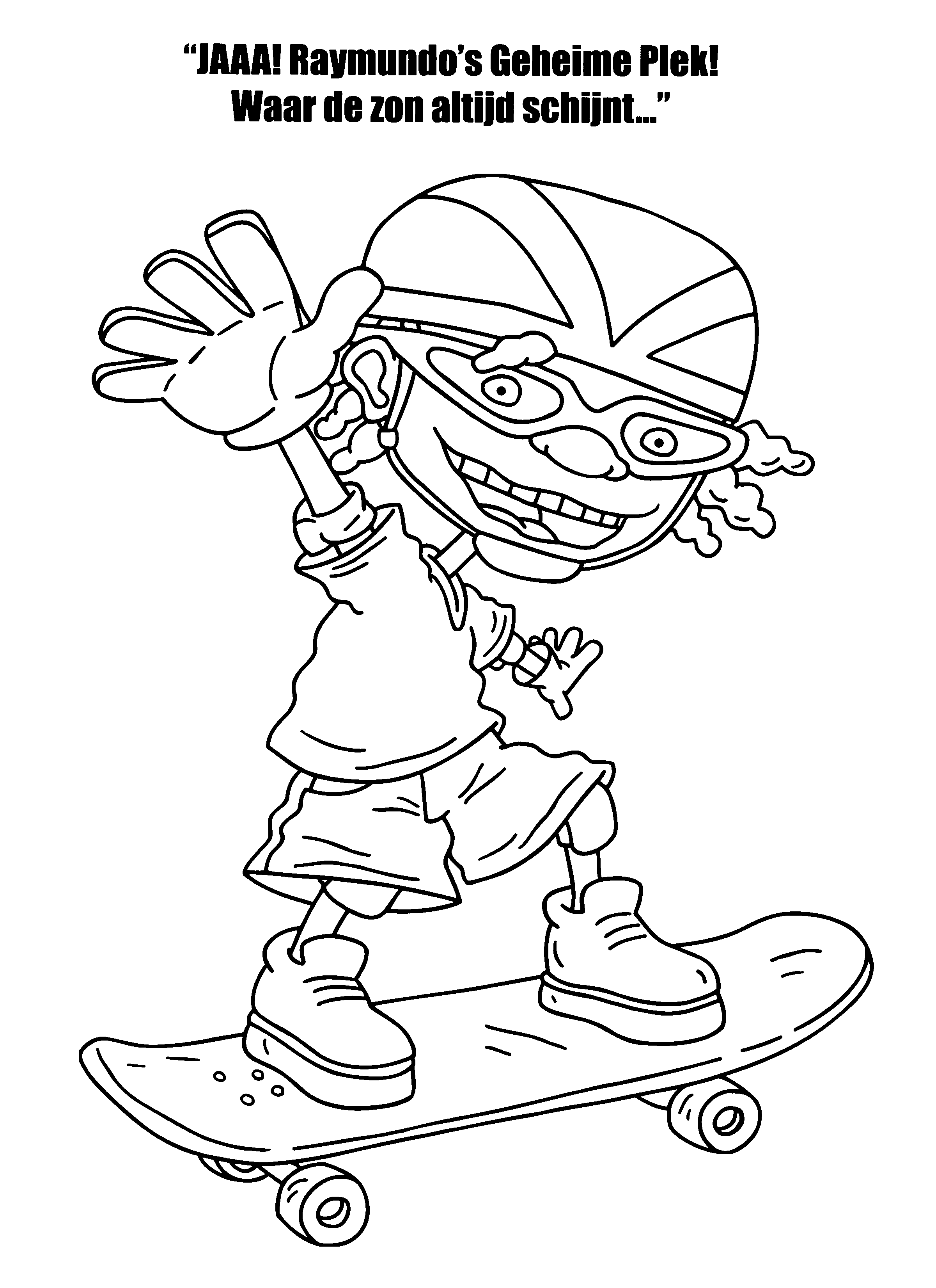 Rocket power coloring pages