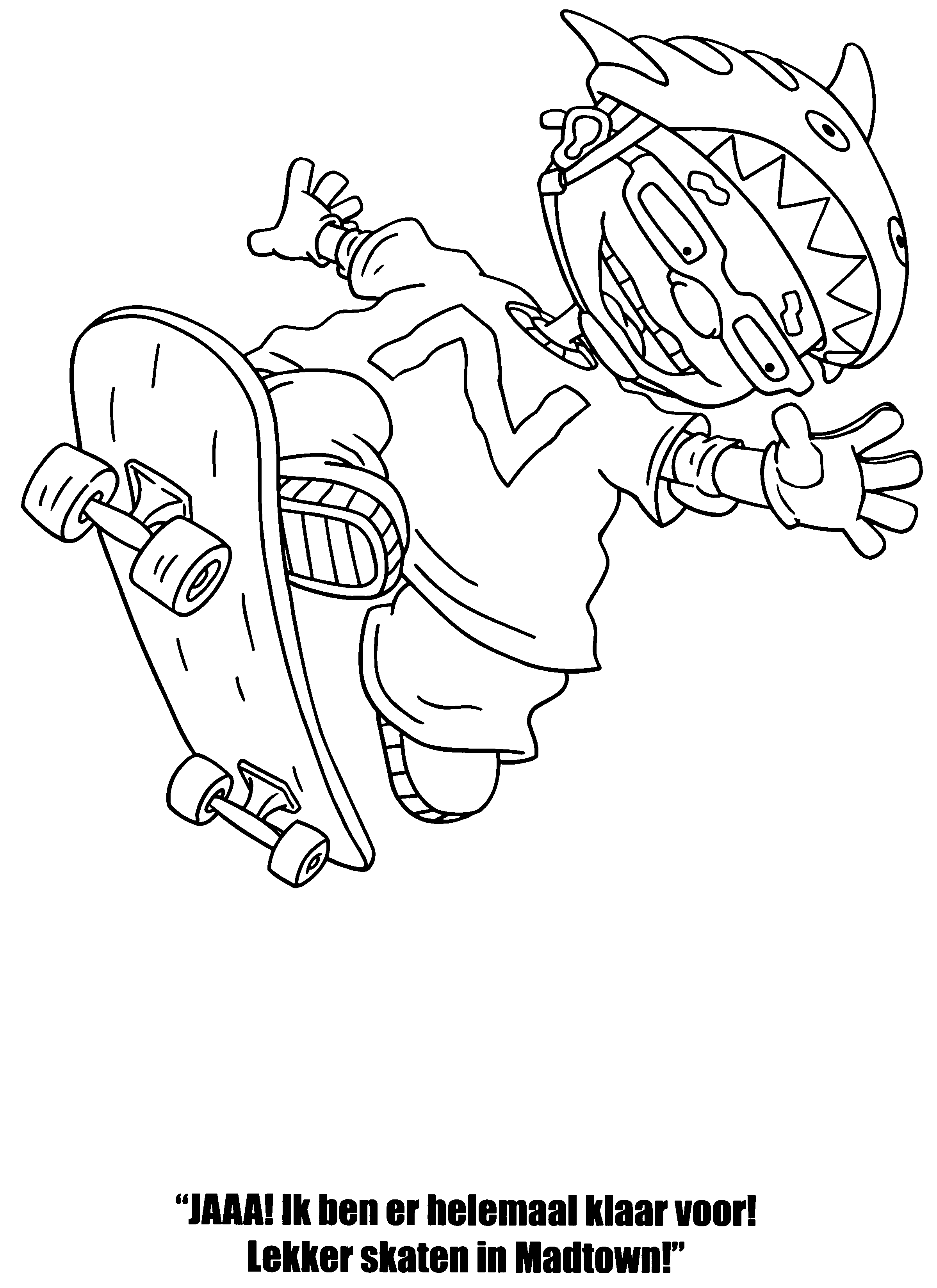 Rocket power coloring pages