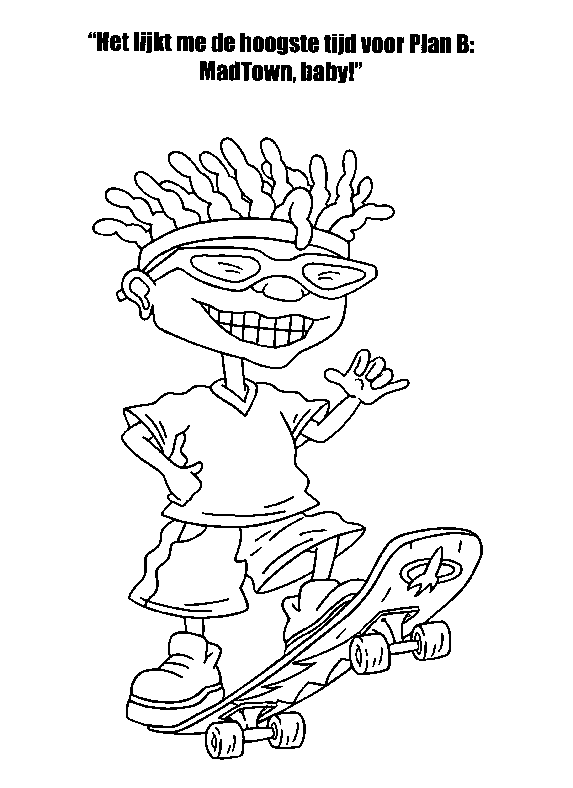 Rocket power coloring pages