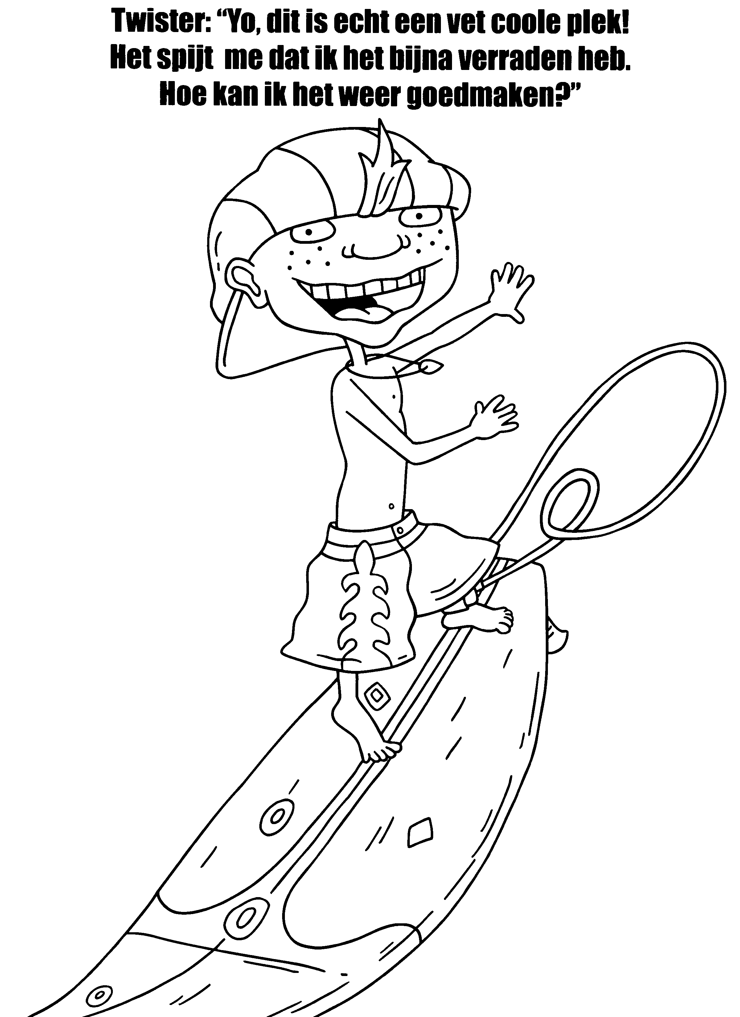 Rocket power coloring pages