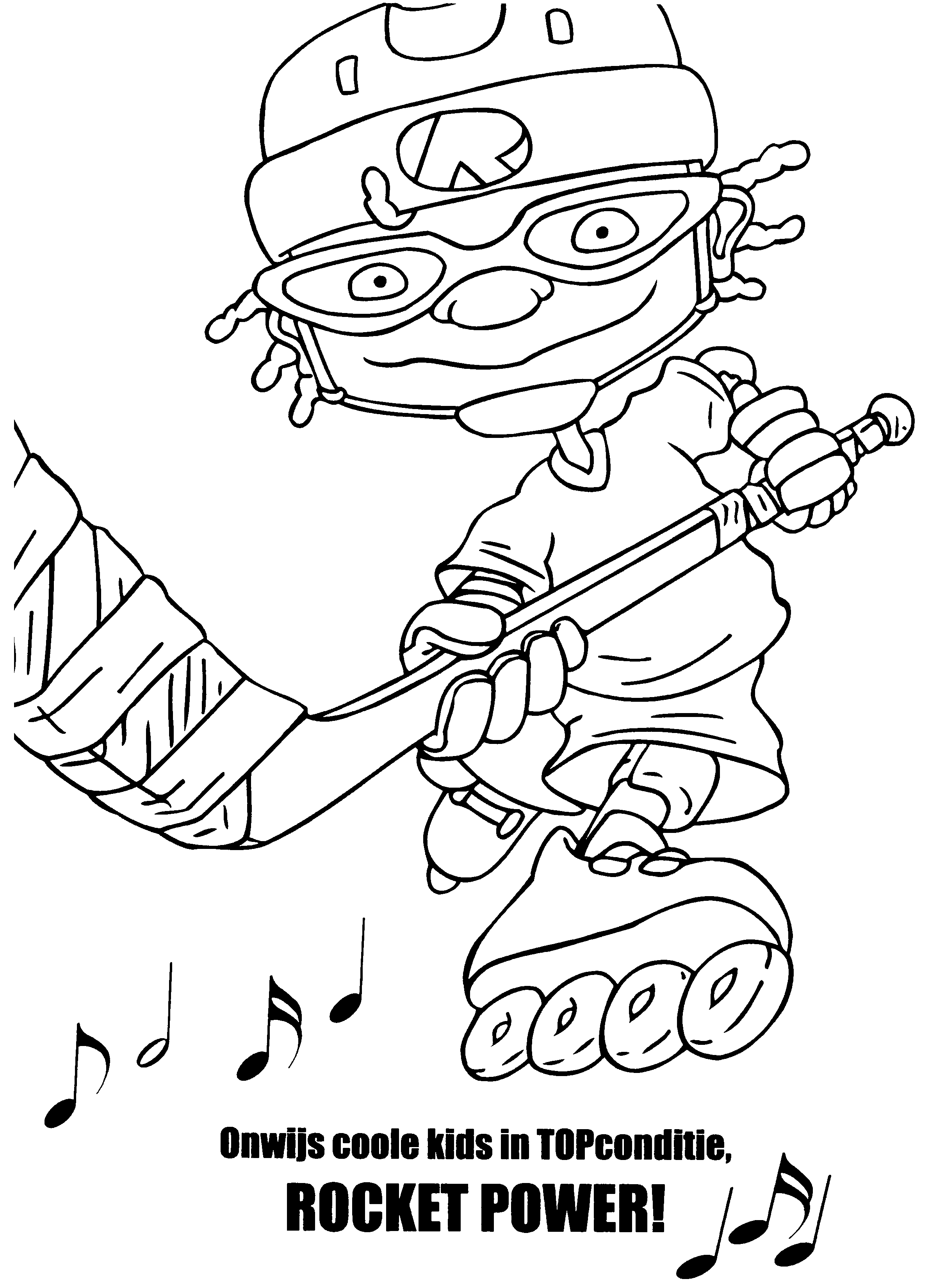 Rocket power coloring pages