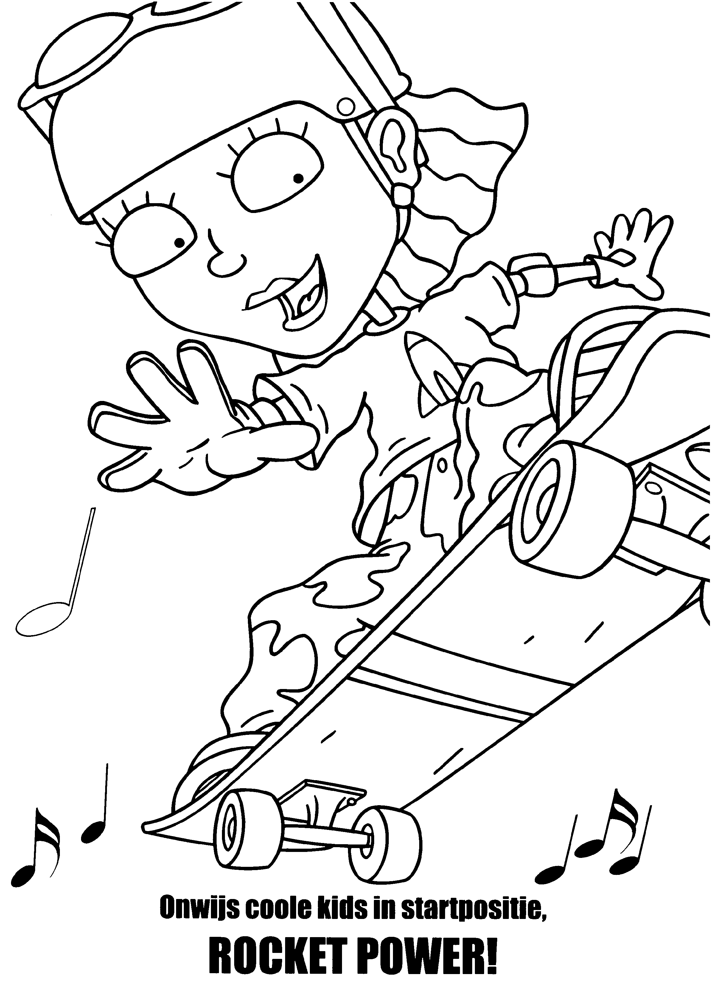 Rocket power coloring pages