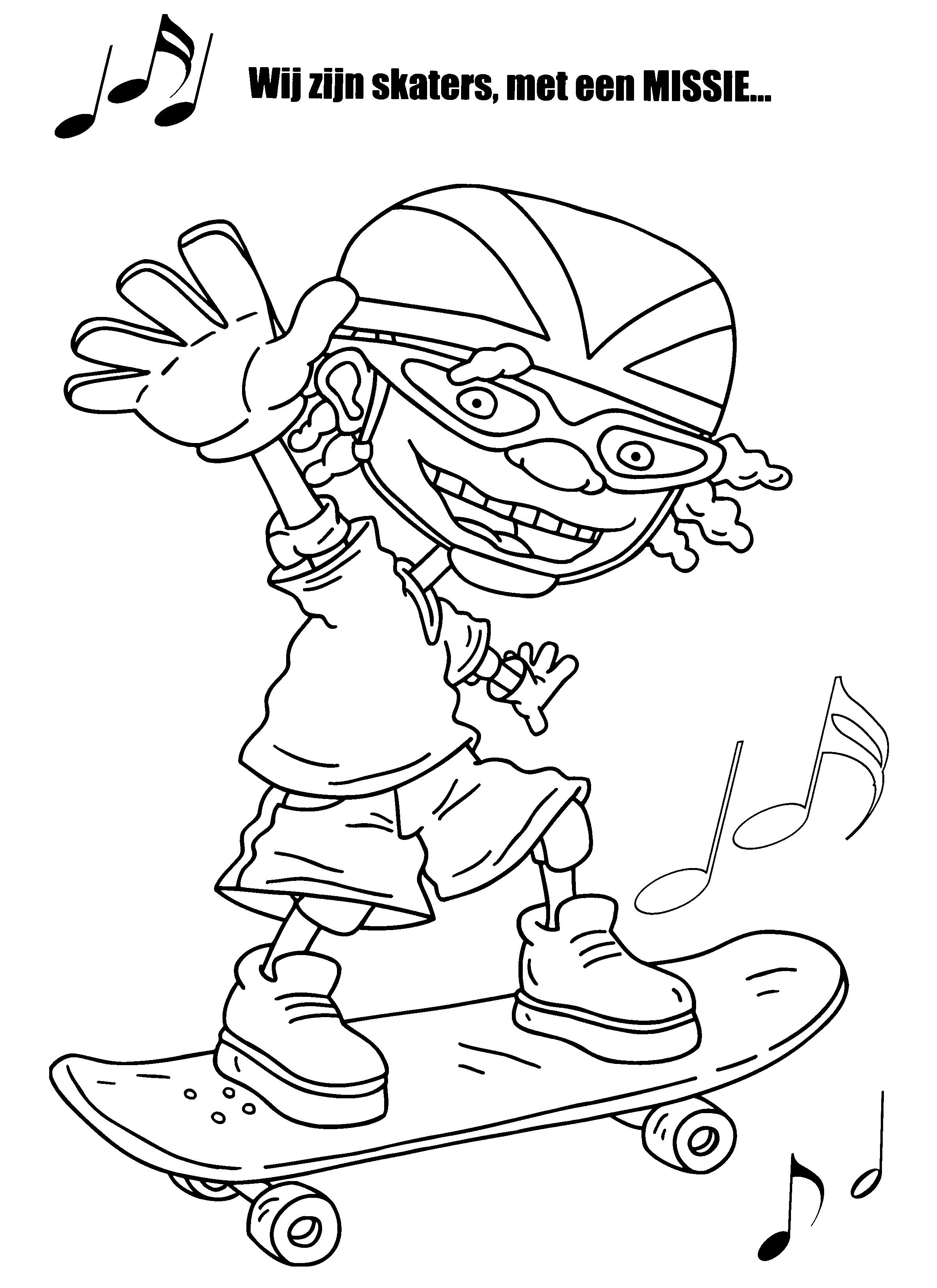 Rocket power coloring pages