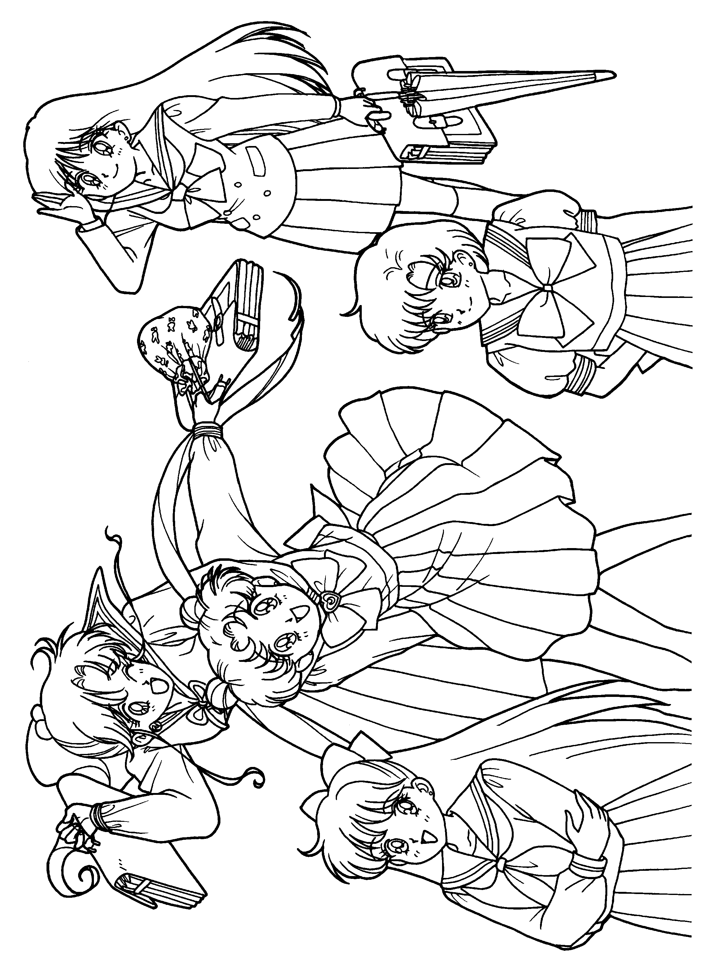 Sailormoon coloring pages