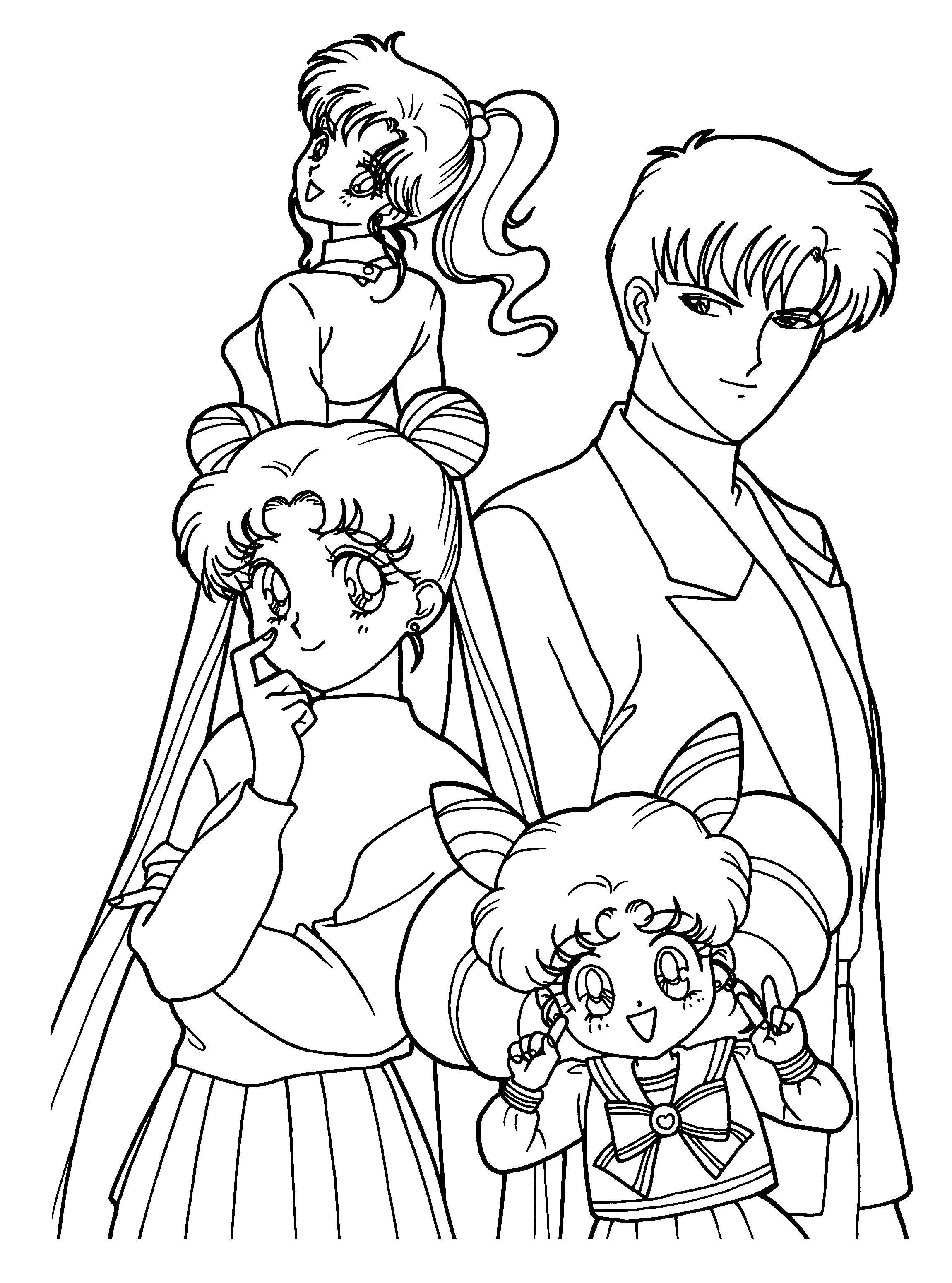 Sailormoon coloring pages