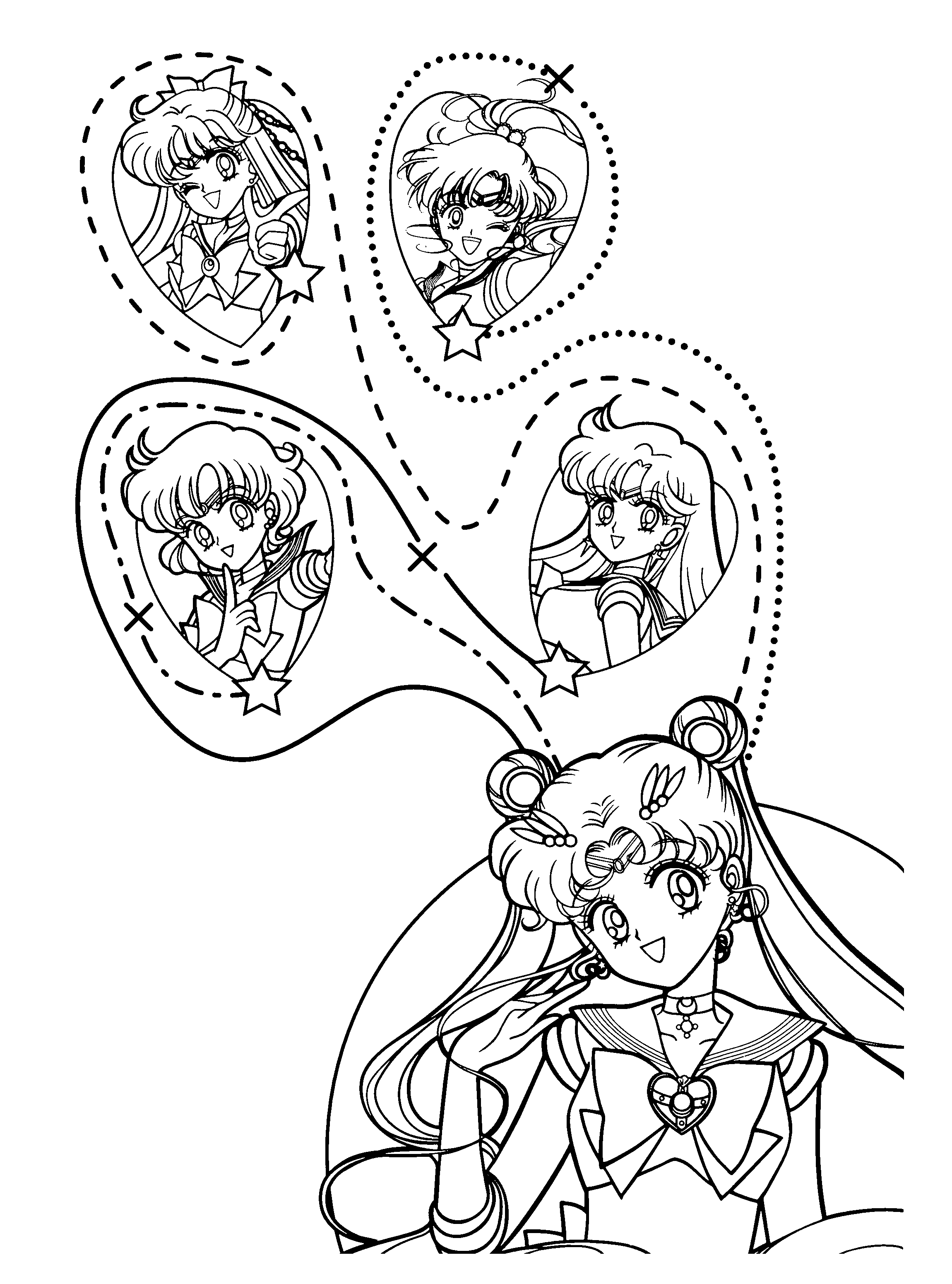 Sailormoon coloring pages