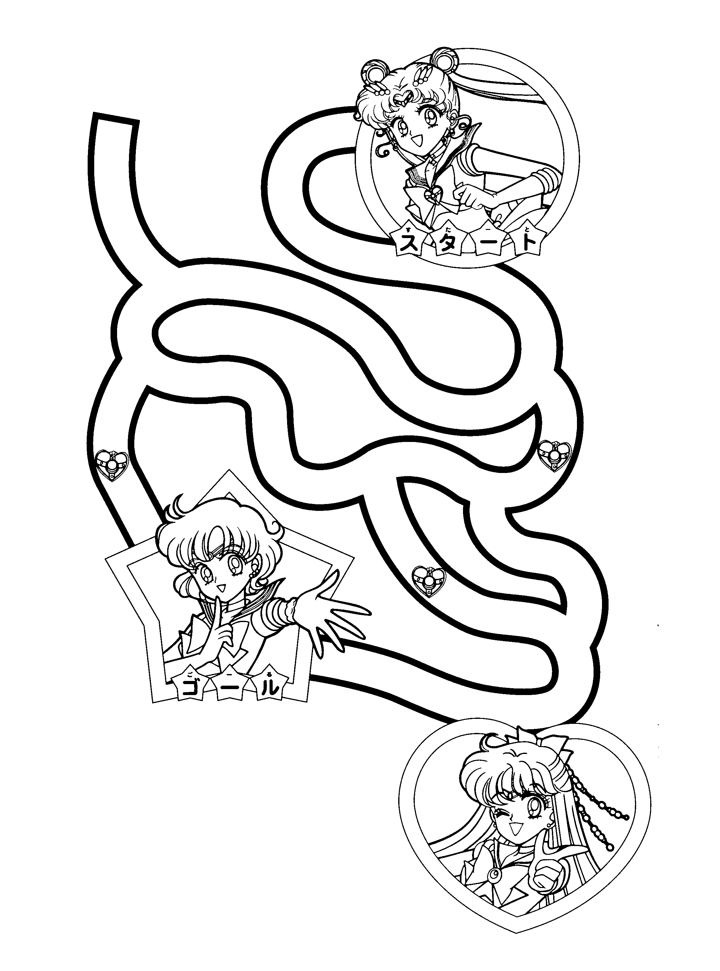 Sailormoon coloring pages