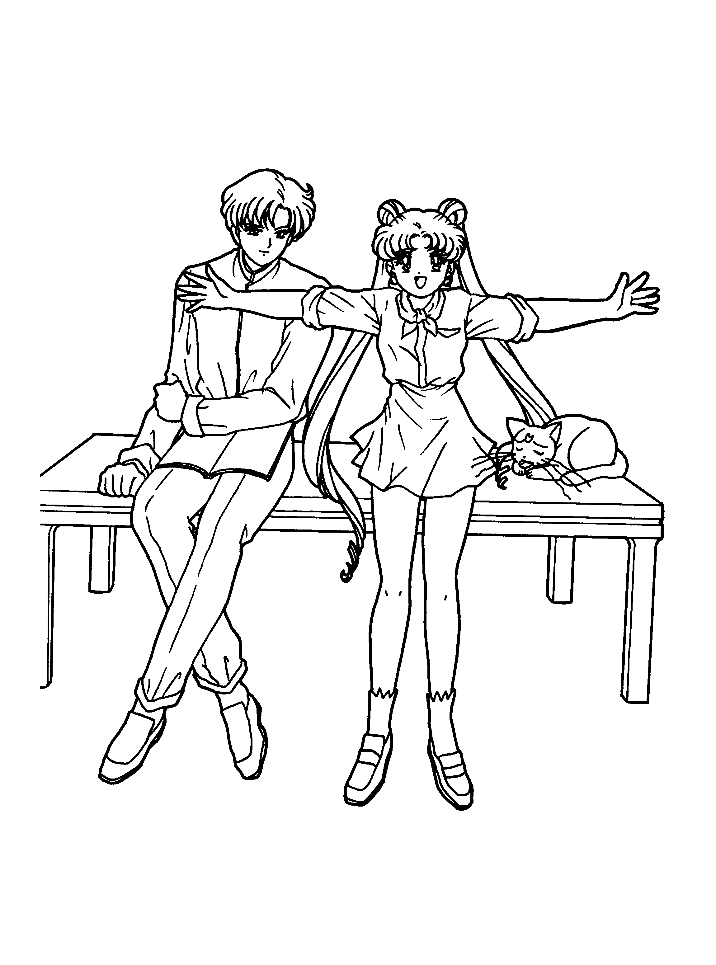 Sailormoon coloring pages