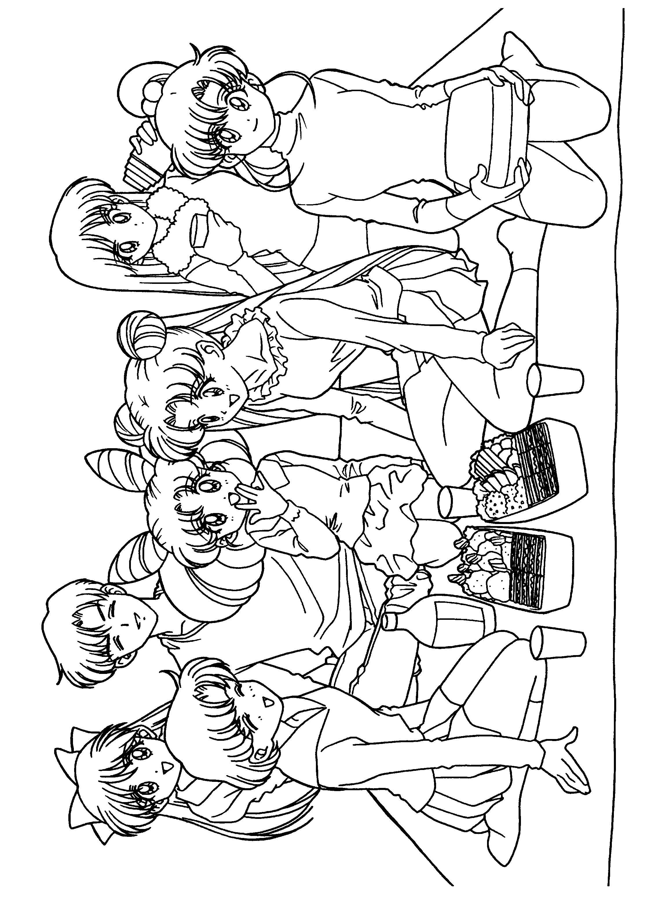 Sailormoon coloring pages