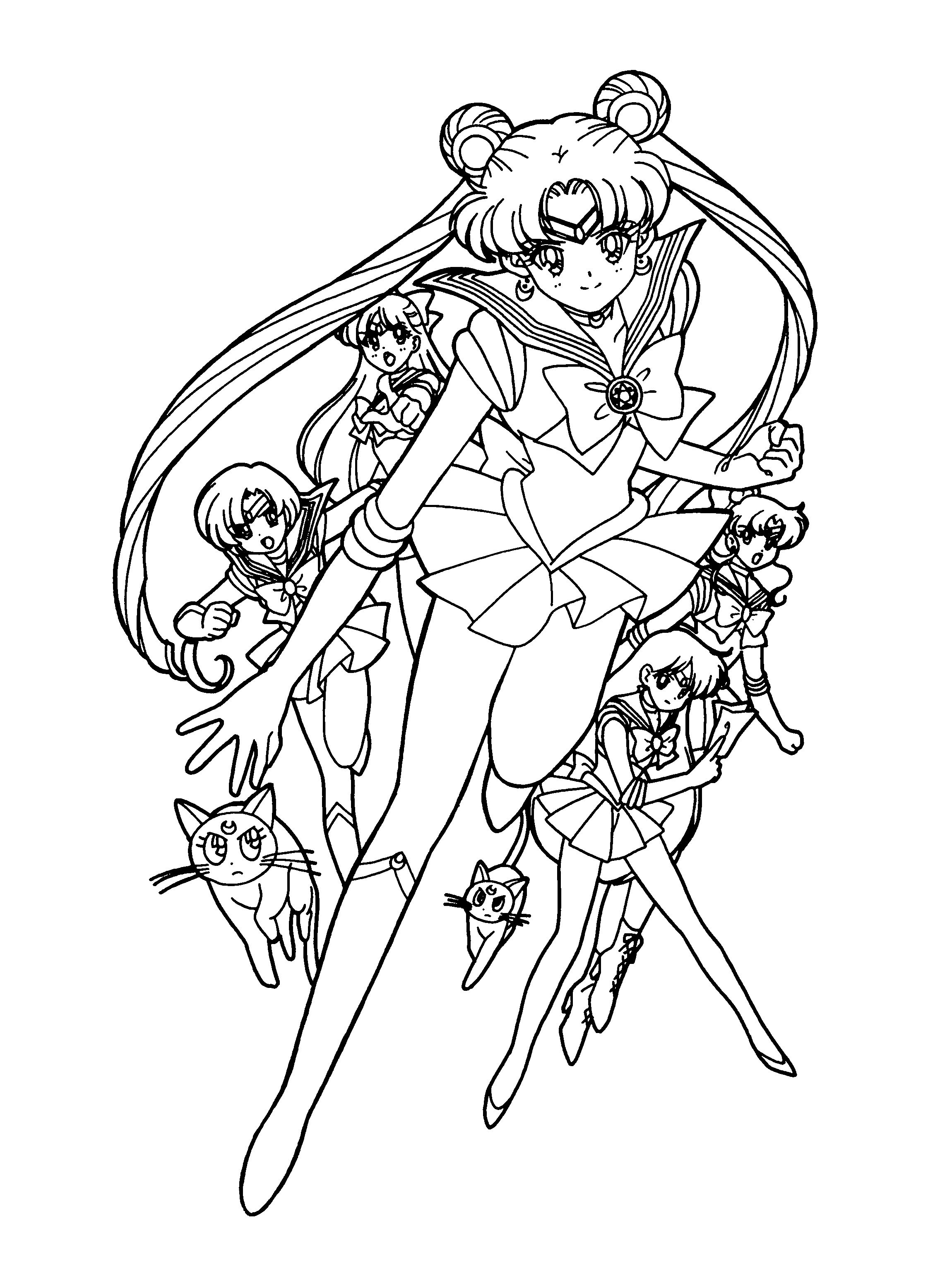 Sailormoon coloring pages