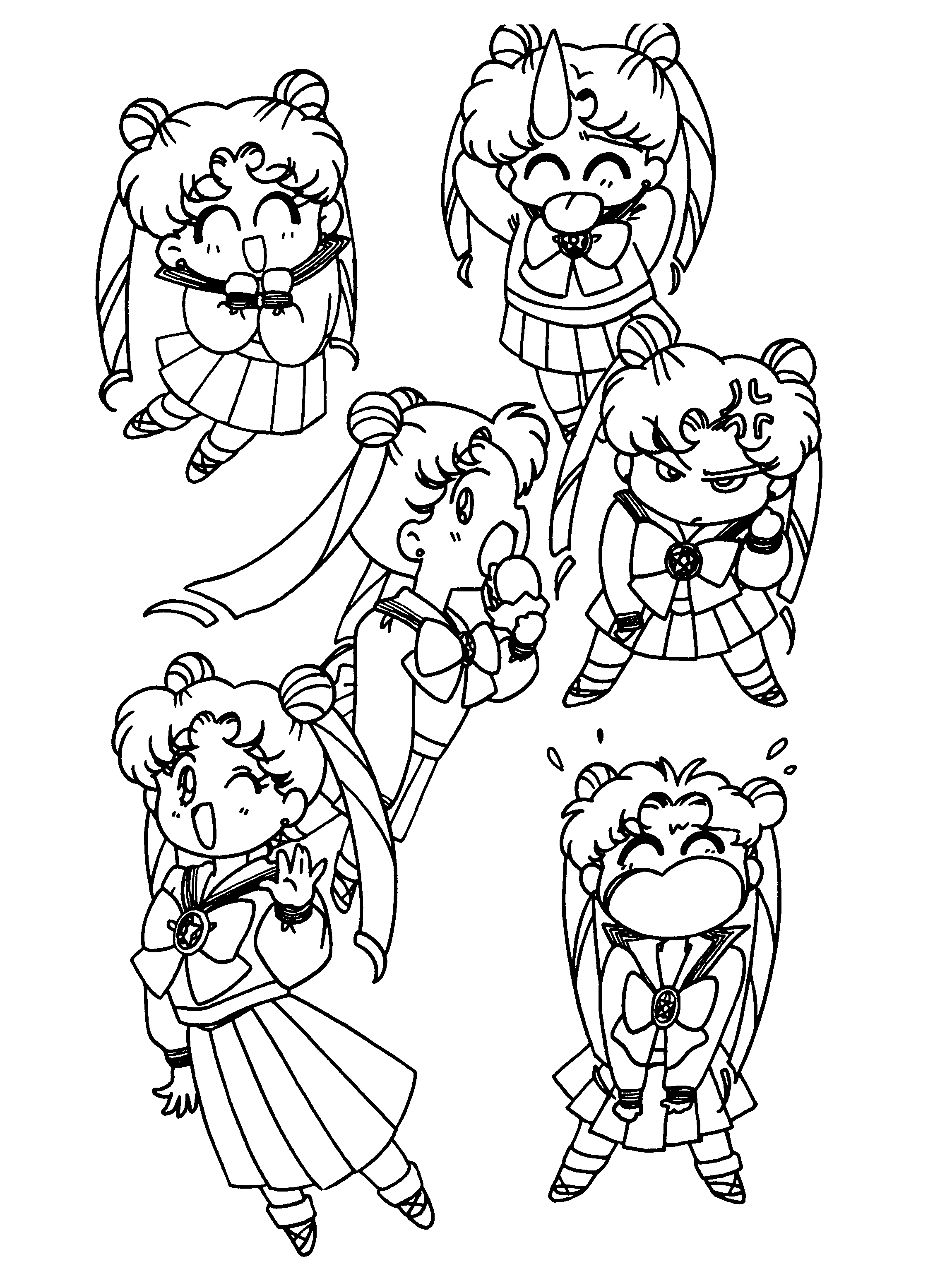 Sailormoon coloring pages