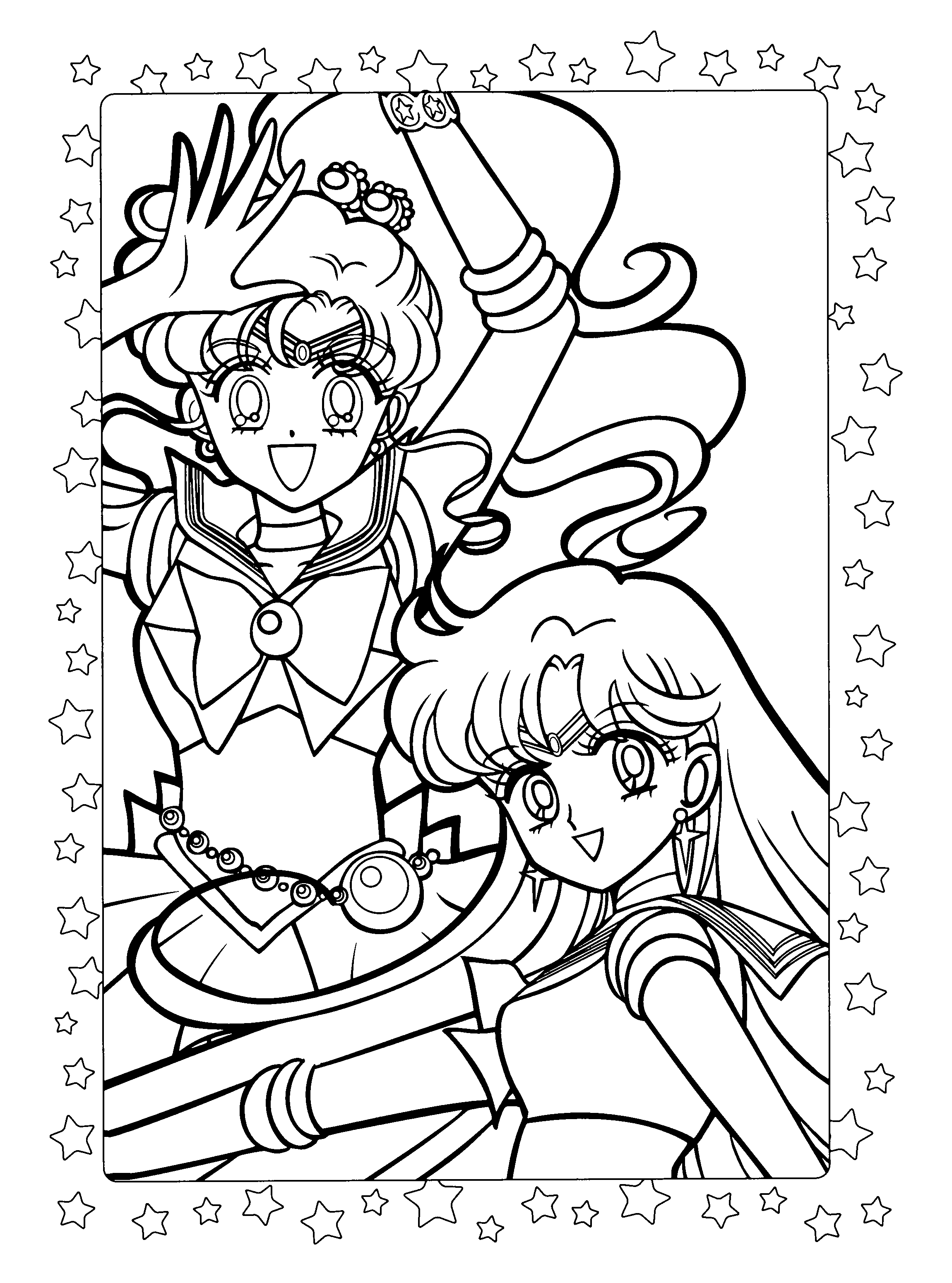 Sailormoon coloring pages