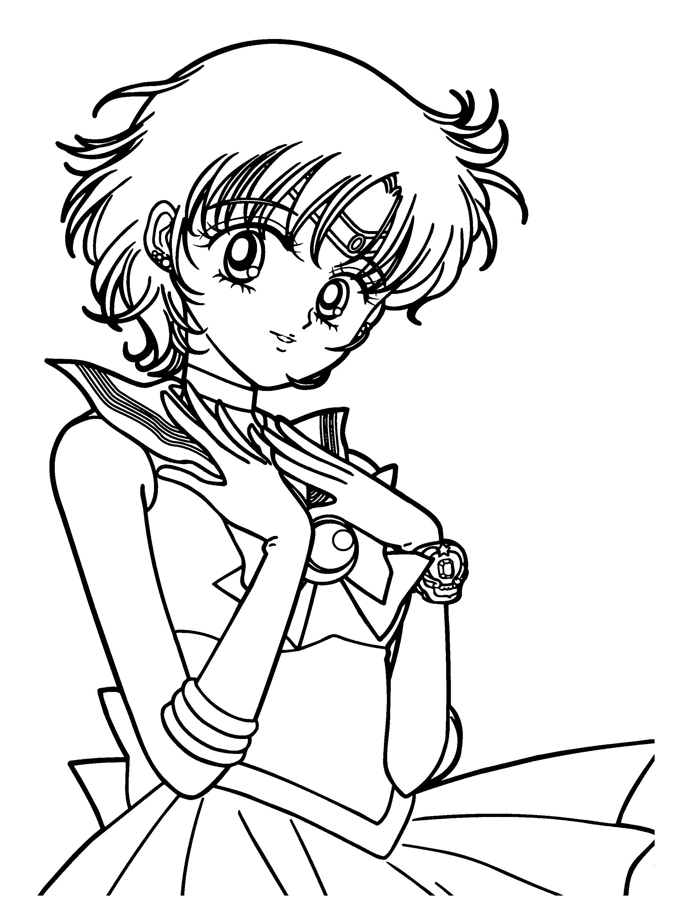 Coloring Page Tv Series Coloring Page Sailormoon | PicGifs.com