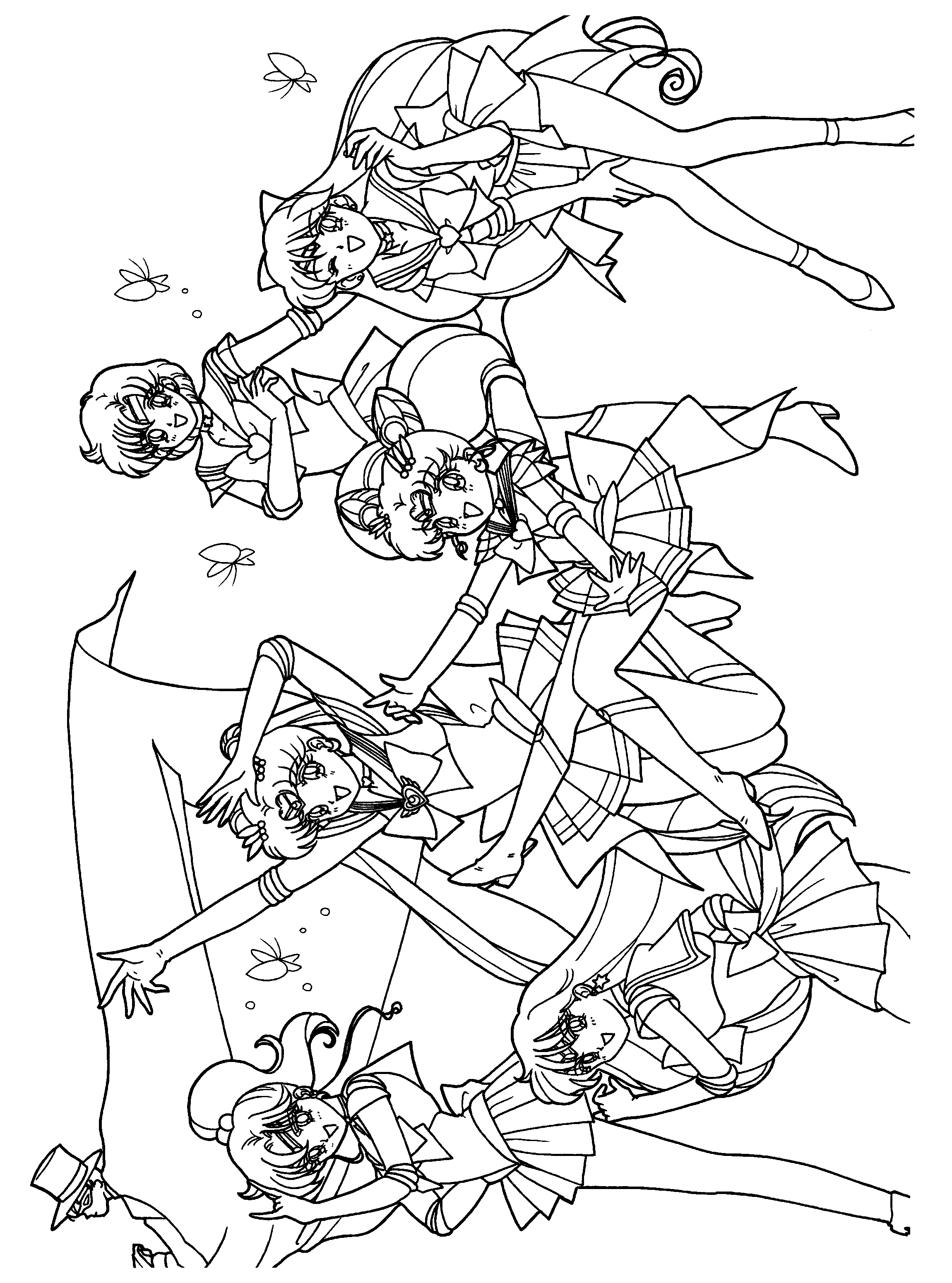 Sailormoon coloring pages