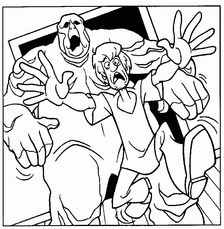 Scooby doo coloring pages