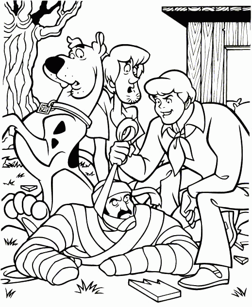 Scooby doo coloring pages