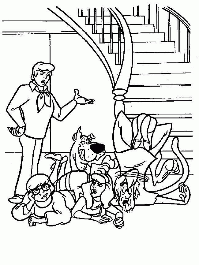 Scooby doo coloring pages