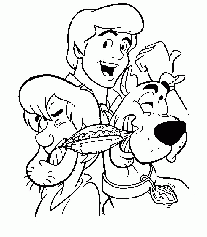 Scooby doo coloring pages