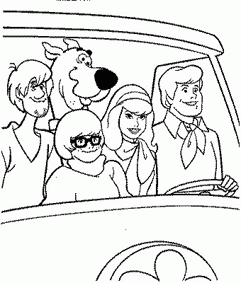 Scooby doo coloring pages