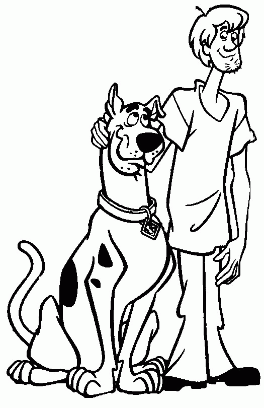 Scooby doo coloring pages