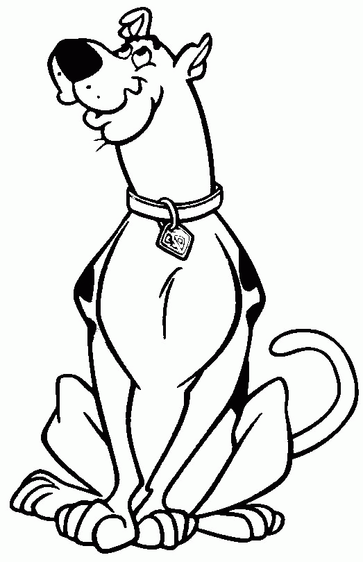 Scooby doo coloring pages