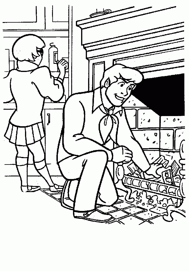 Scooby doo coloring pages