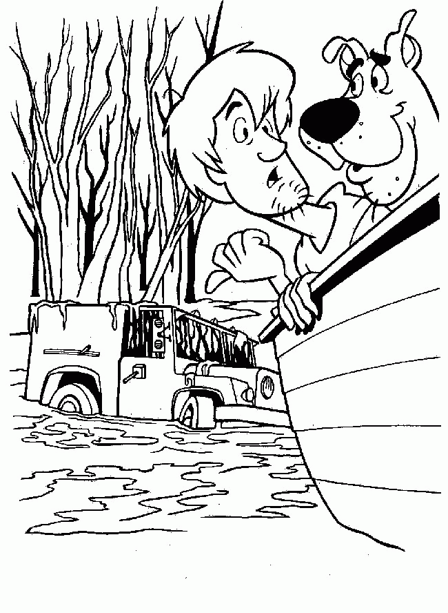 Scooby doo coloring pages