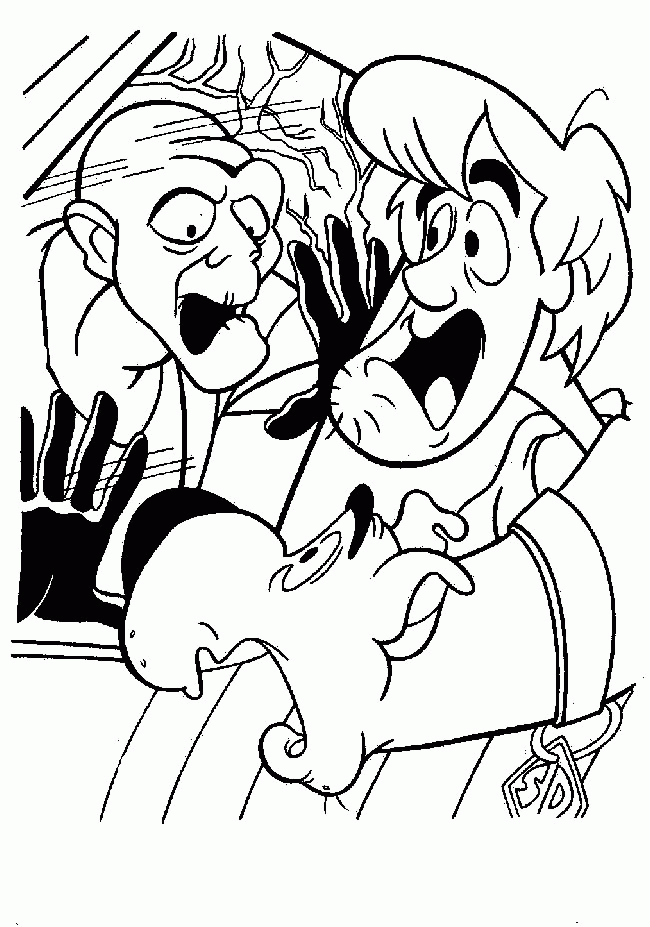 Scooby doo coloring pages