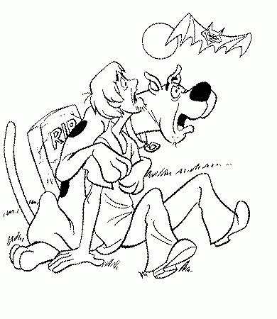 Scooby doo coloring pages