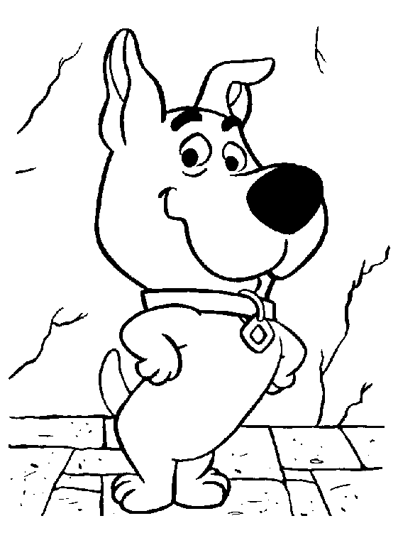 Scooby doo coloring pages