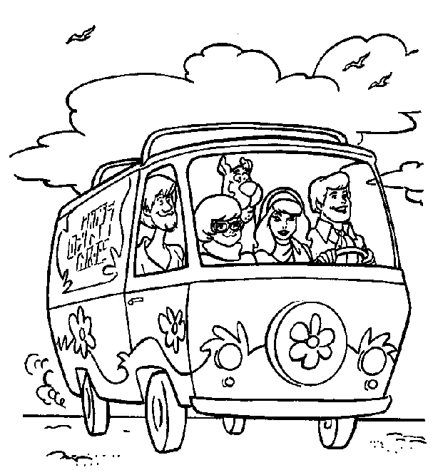 Scooby doo coloring pages