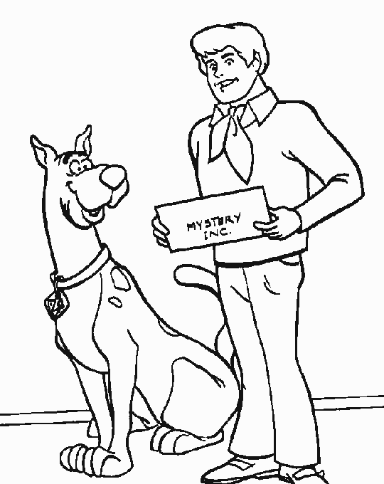 Scooby doo coloring pages