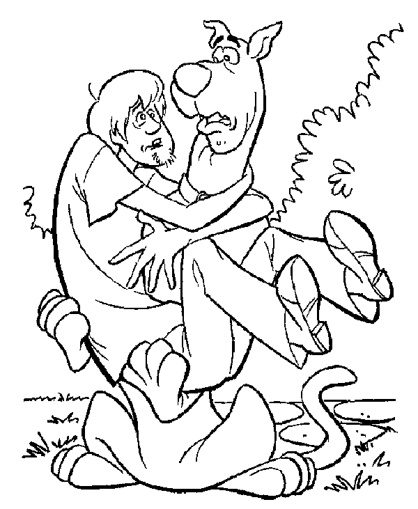 Scooby doo coloring pages