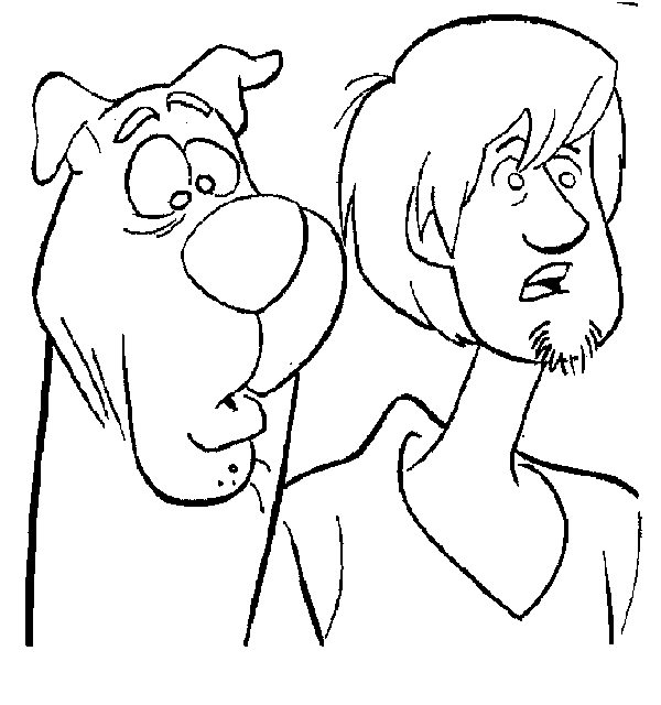 Scooby doo coloring pages