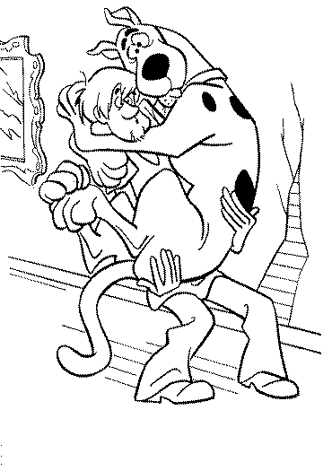 Scooby doo coloring pages