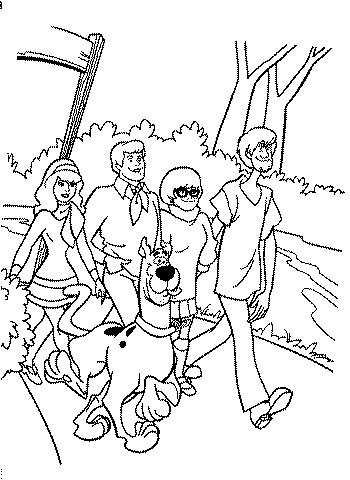 Scooby doo coloring pages