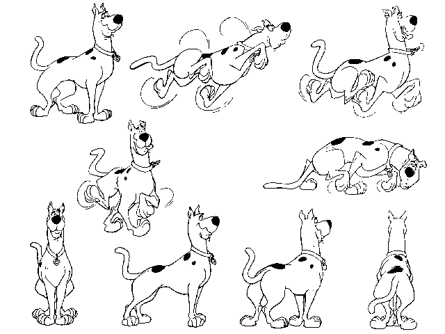 Scooby doo coloring pages