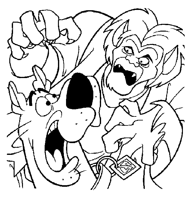 Scooby doo coloring pages