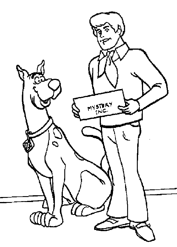 Scooby doo coloring pages