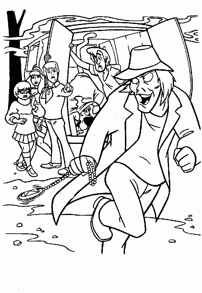 Scooby doo coloring pages