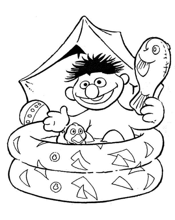 Sesamplanet coloring pages