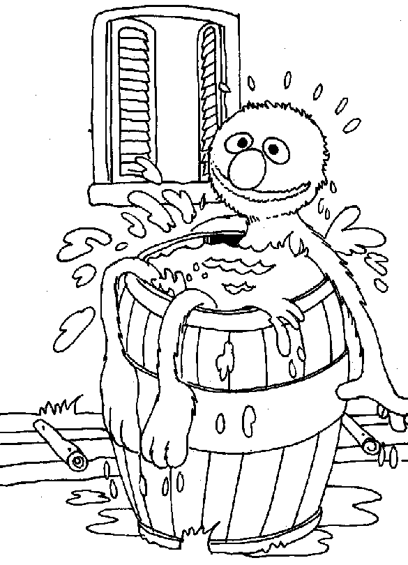 Sesamplanet coloring pages