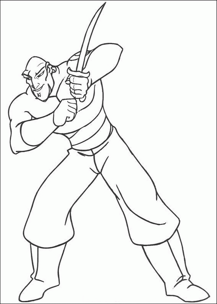 Sinbad the sailor coloring pages