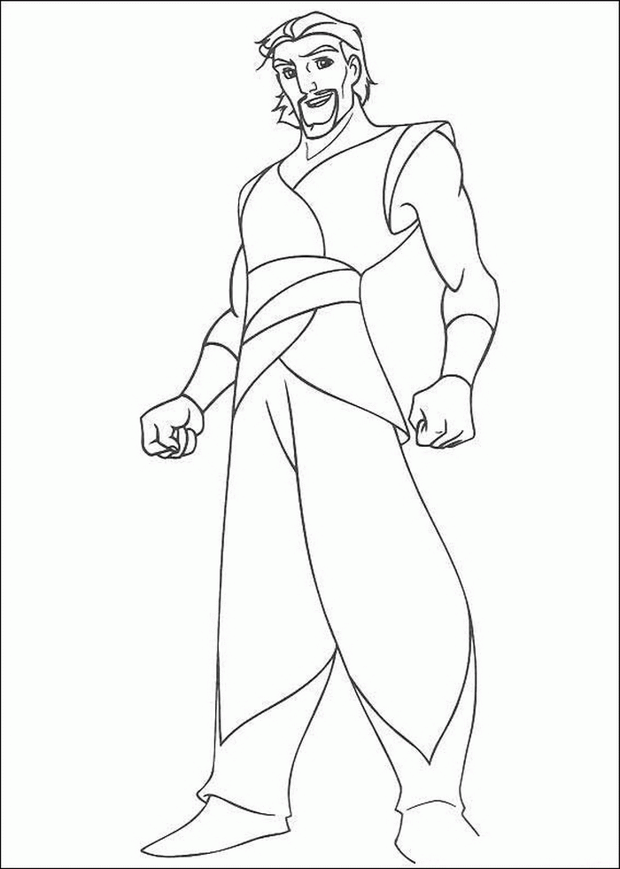 Sinbad the sailor coloring pages
