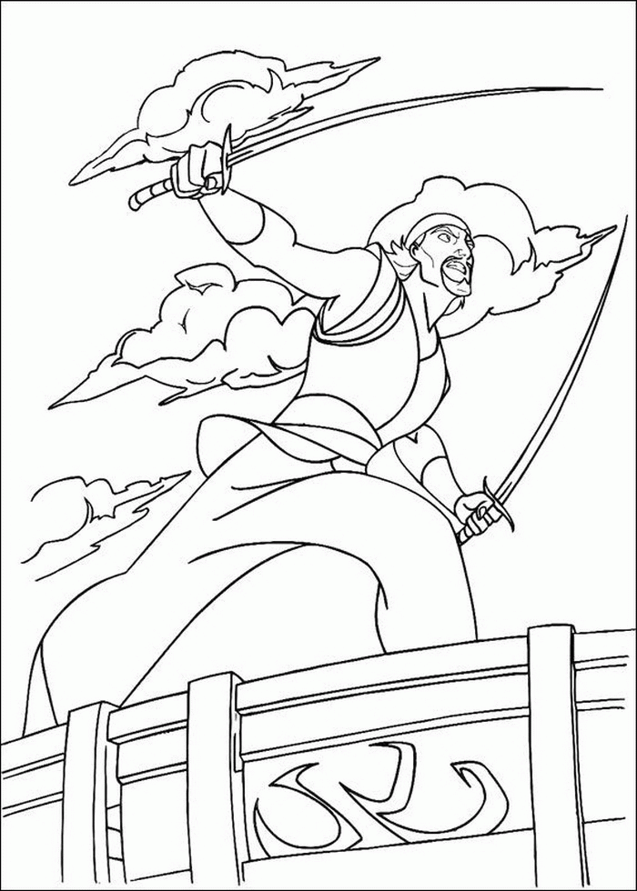 Sinbad the sailor coloring pages