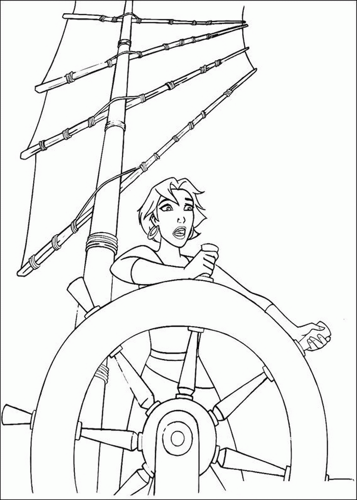 Sinbad the sailor coloring pages