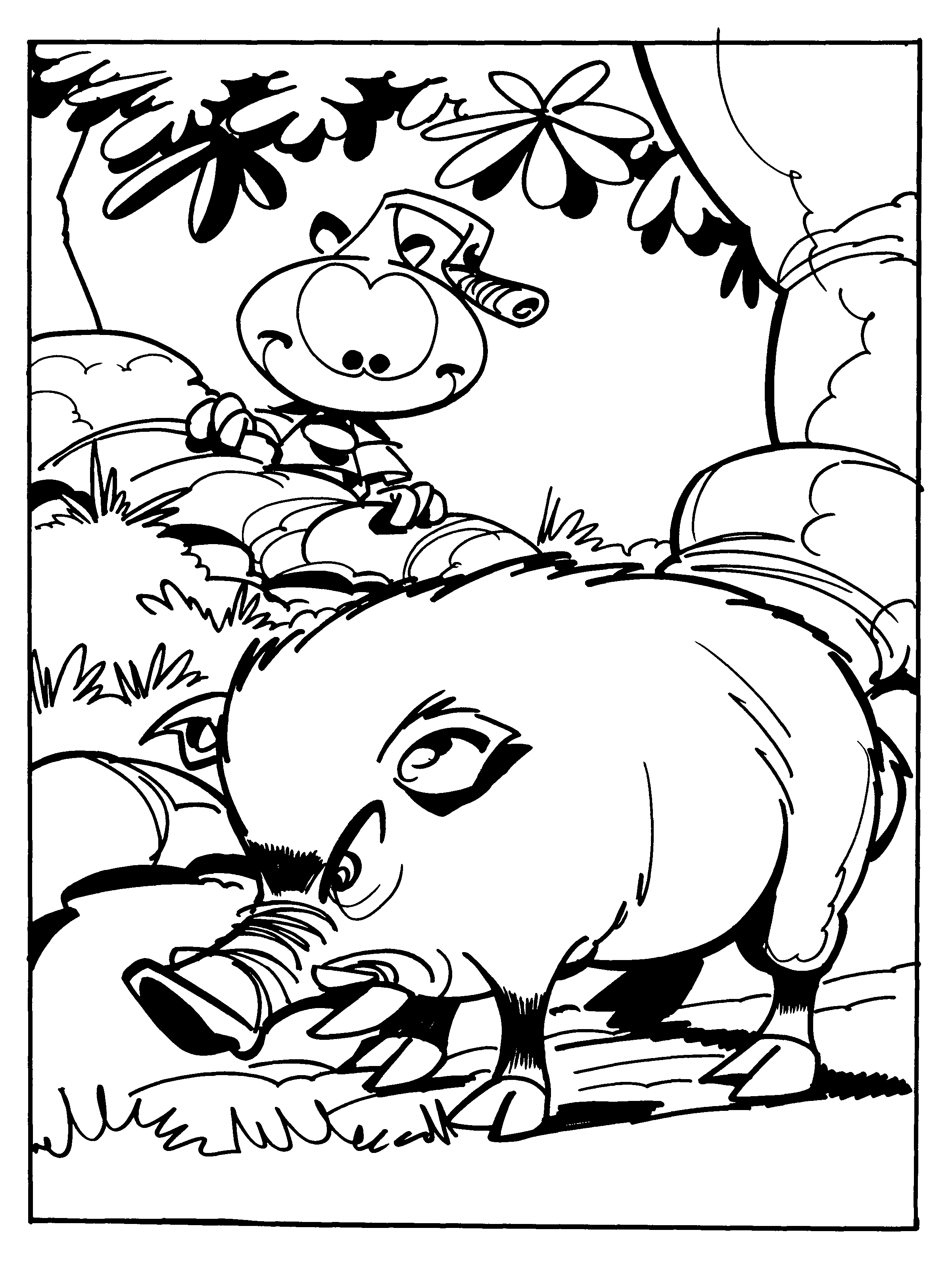 Snorks coloring pages