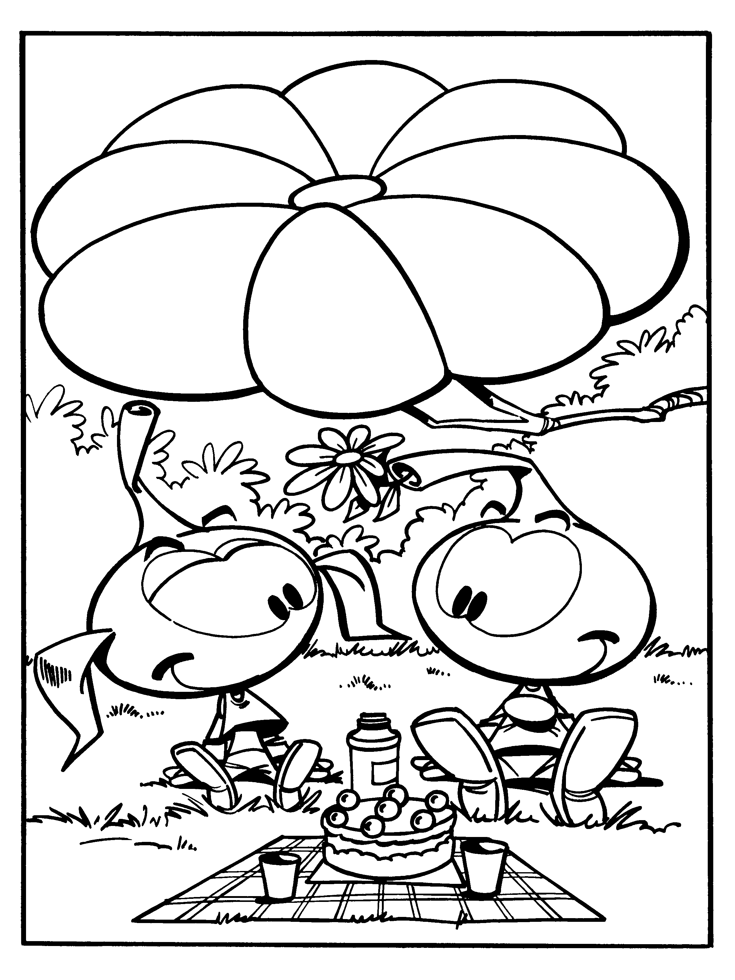 Snorks coloring pages